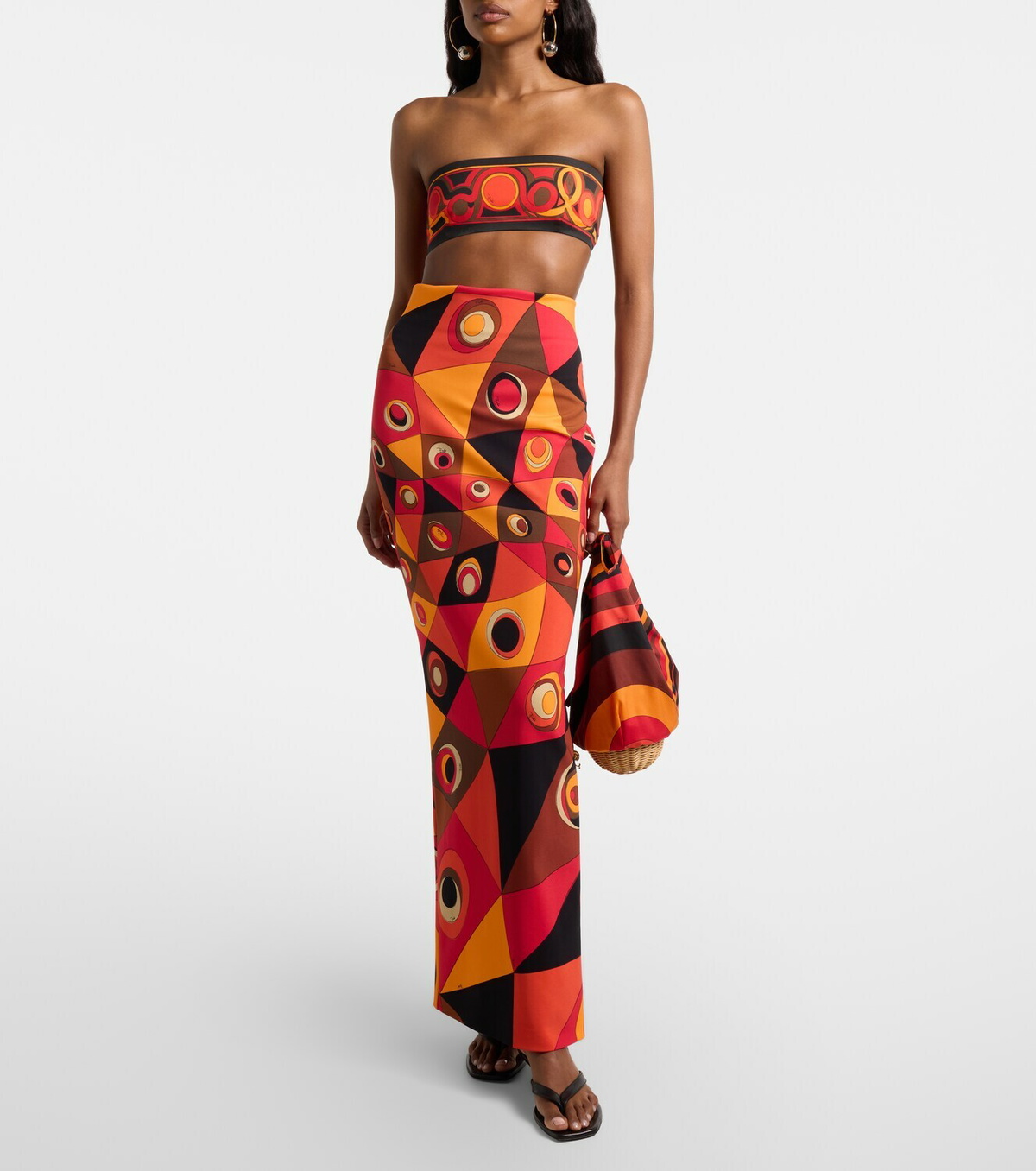 Pucci Manuba cotton bandeau top