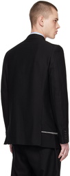 Comme des Garçons Homme Deux Black Zip Blazer