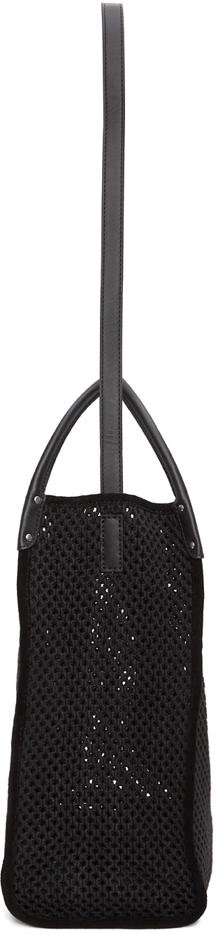 rag & bone Black Woven Summer Passenger Tote Rag and Bone