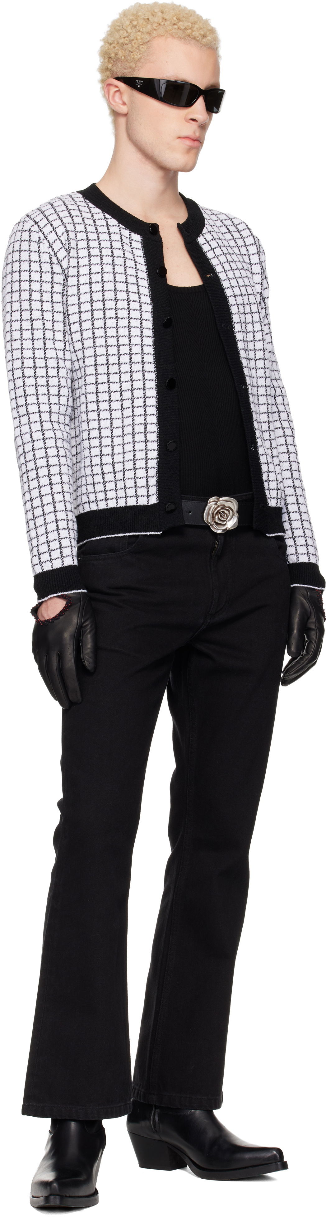 Ernest W. Baker Black Flare Jeans