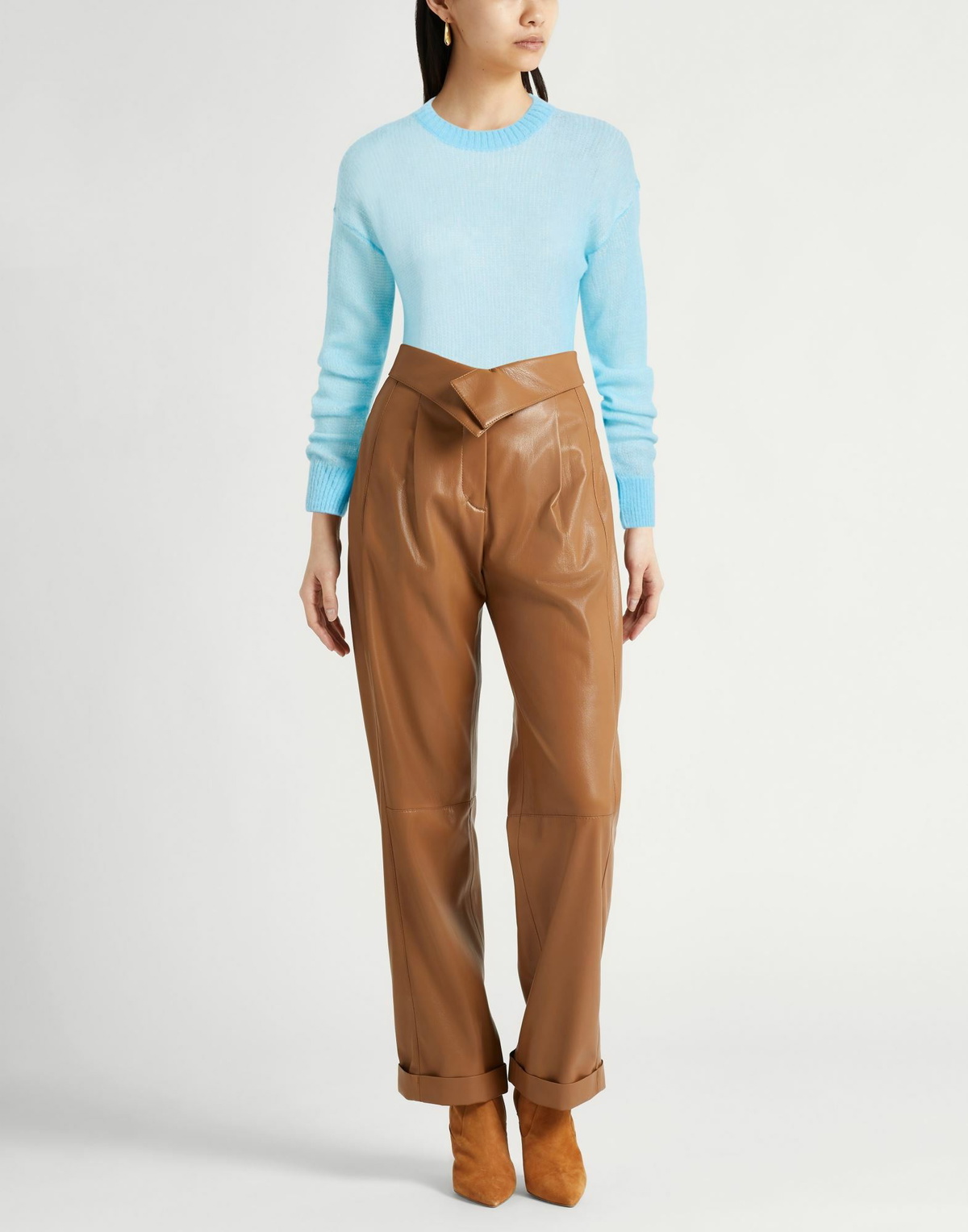 Peserico Womens Sweater Sky in Blue