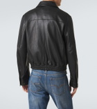 Versace Leather blouson jacket