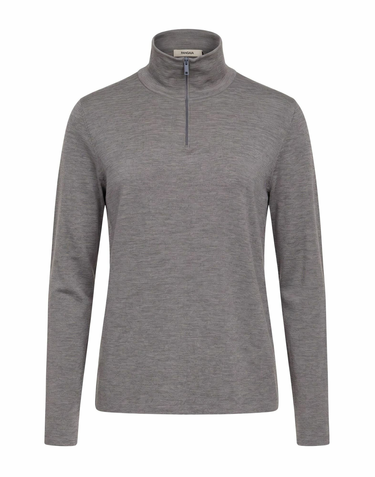 Pangaia Womens Turtleneck in Grey