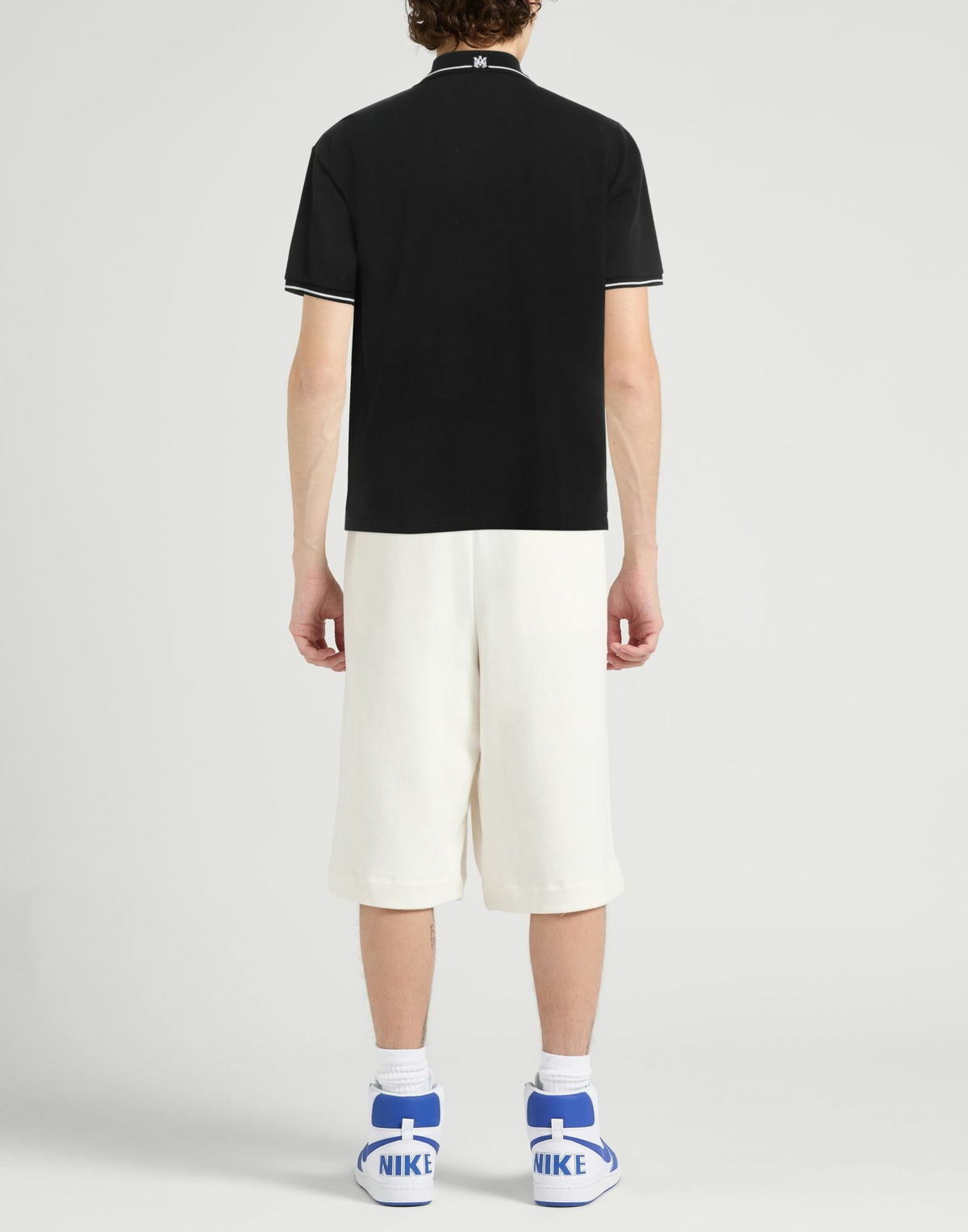 Amiri Mens Polo shirt in Black