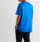 Givenchy - Oversized Logo-Print Cotton-Jersey T-Shirt - Blue