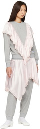 Sandy Liang Gray Tumble Sweatshirt