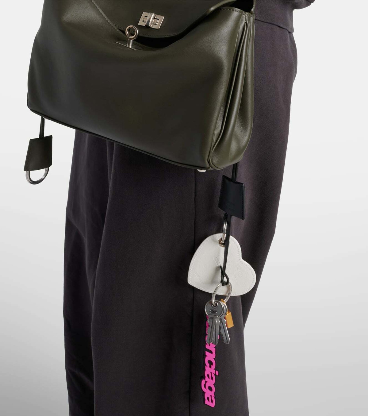 Balenciaga Embellished bag charm