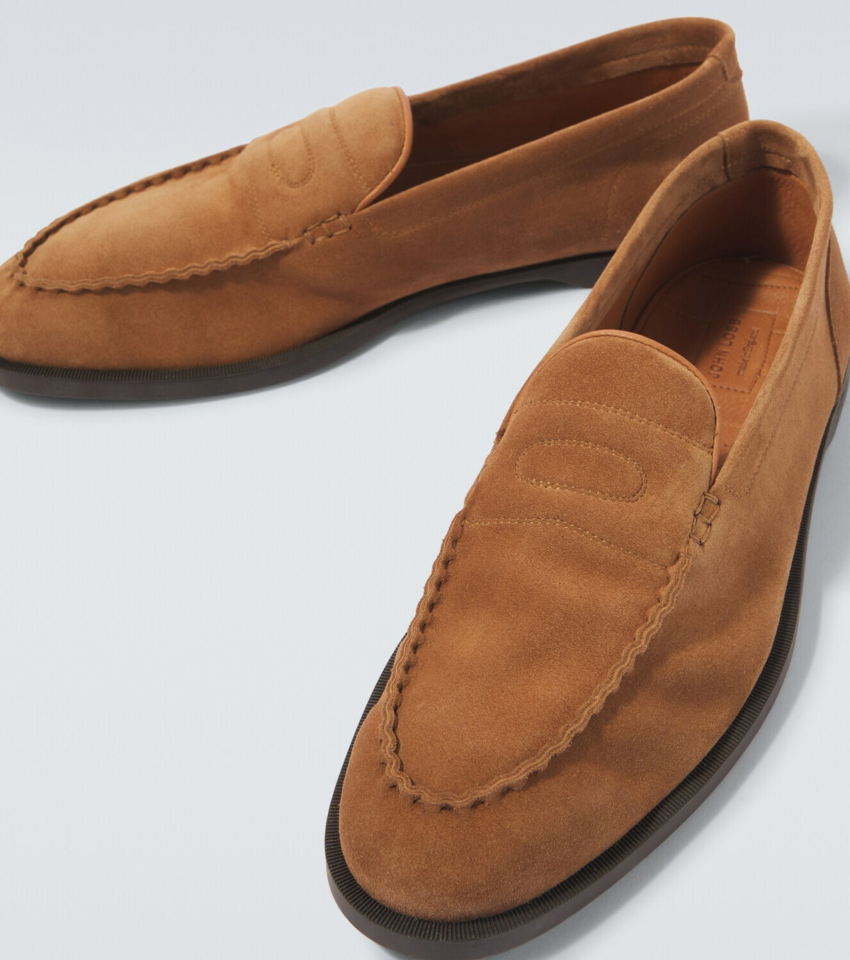 John Lobb Pace suede loafers