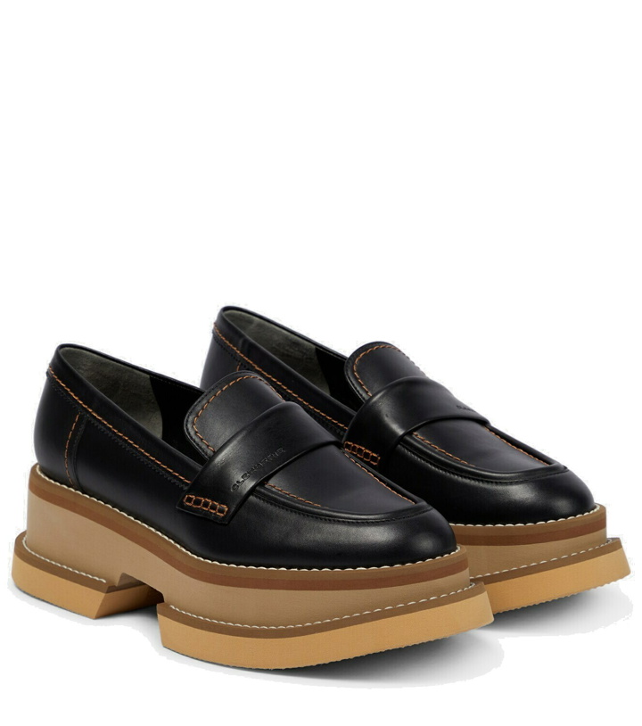 Photo: Clergerie - Banel leather platform loafers
