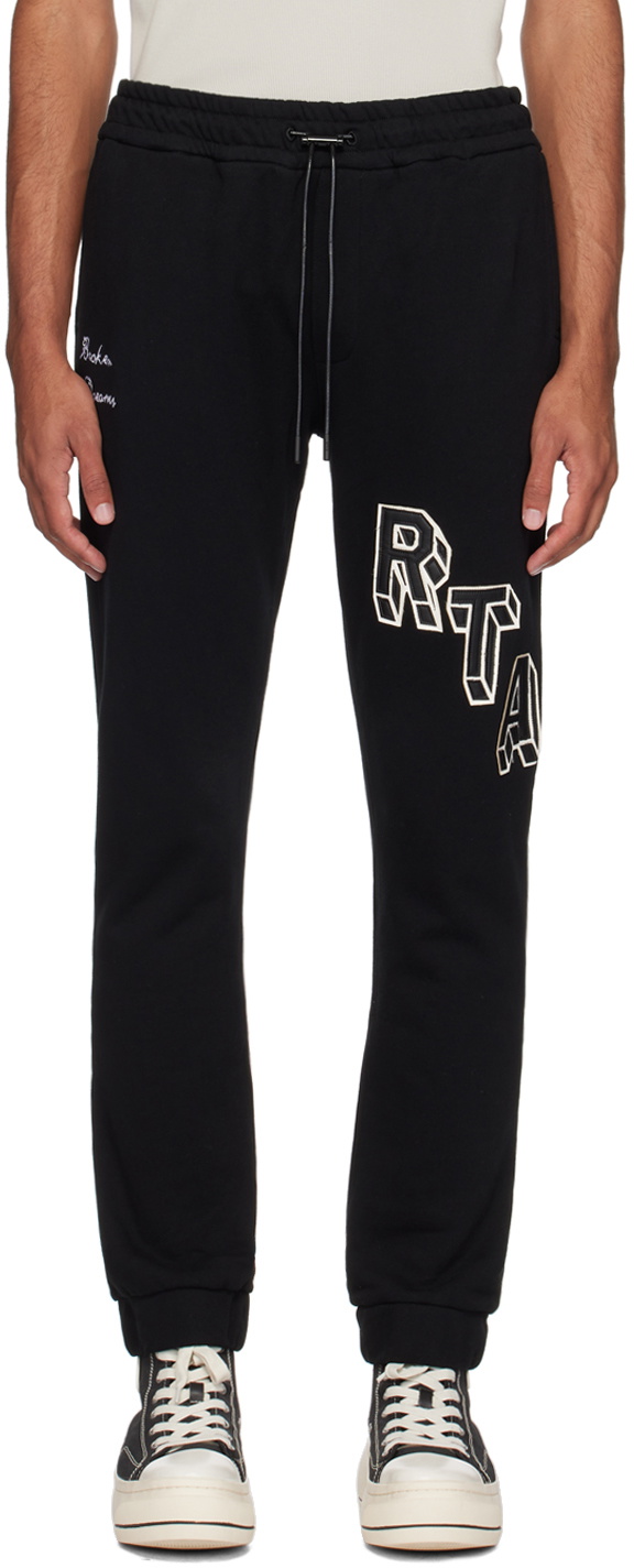 RTA Black Owen Sweatpants