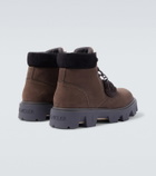 Moncler Peak City leather hiking boots