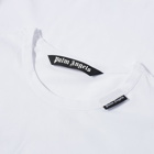 Palm Angels Men's Esssntials Logo T-Shirt in White/Black