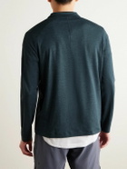 Lululemon - Stretch Recycled-Jersey Half-Zip Sweatshirt - Blue