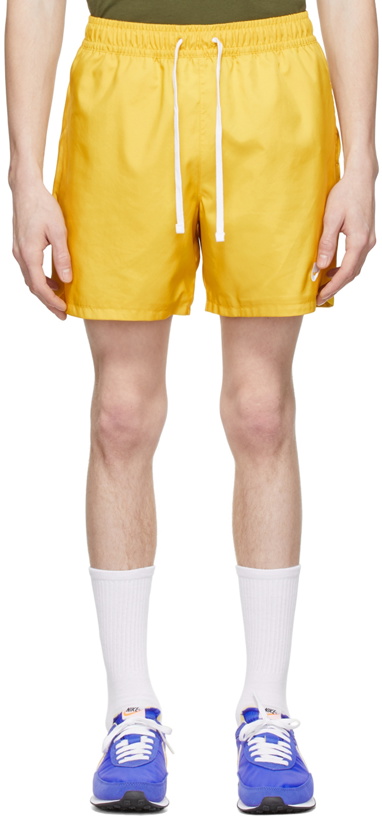 Photo: Nike Yellow Polyester Shorts