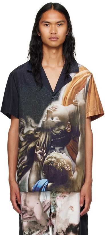 Photo: Balmain Multicolor Painting Printed Shirt