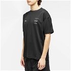 F.C. Real Bristol Men's Big Logo Wide T-Shirt in Black