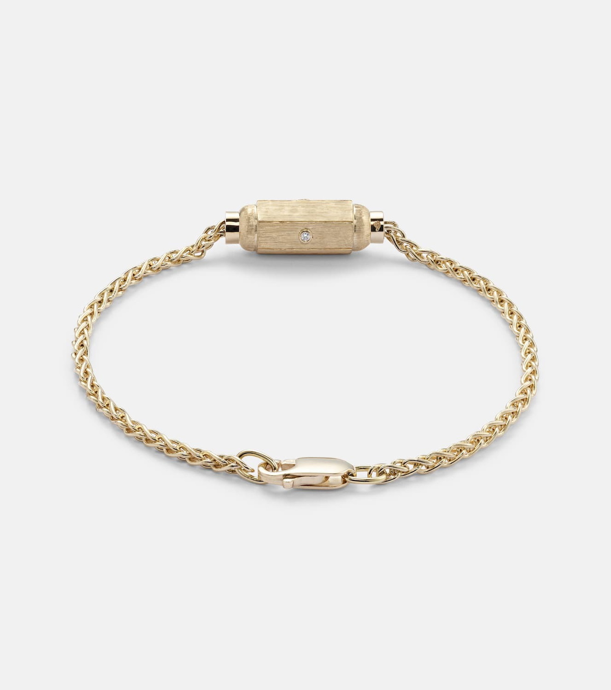 Marie Lichtenberg Coco Micro 18kt gold bracelet with diamonds