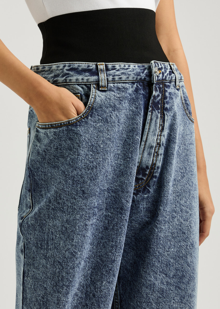 Alaia ストレートデニム ブルー ALAÏA】 新品 アライア ストレートデニム 青