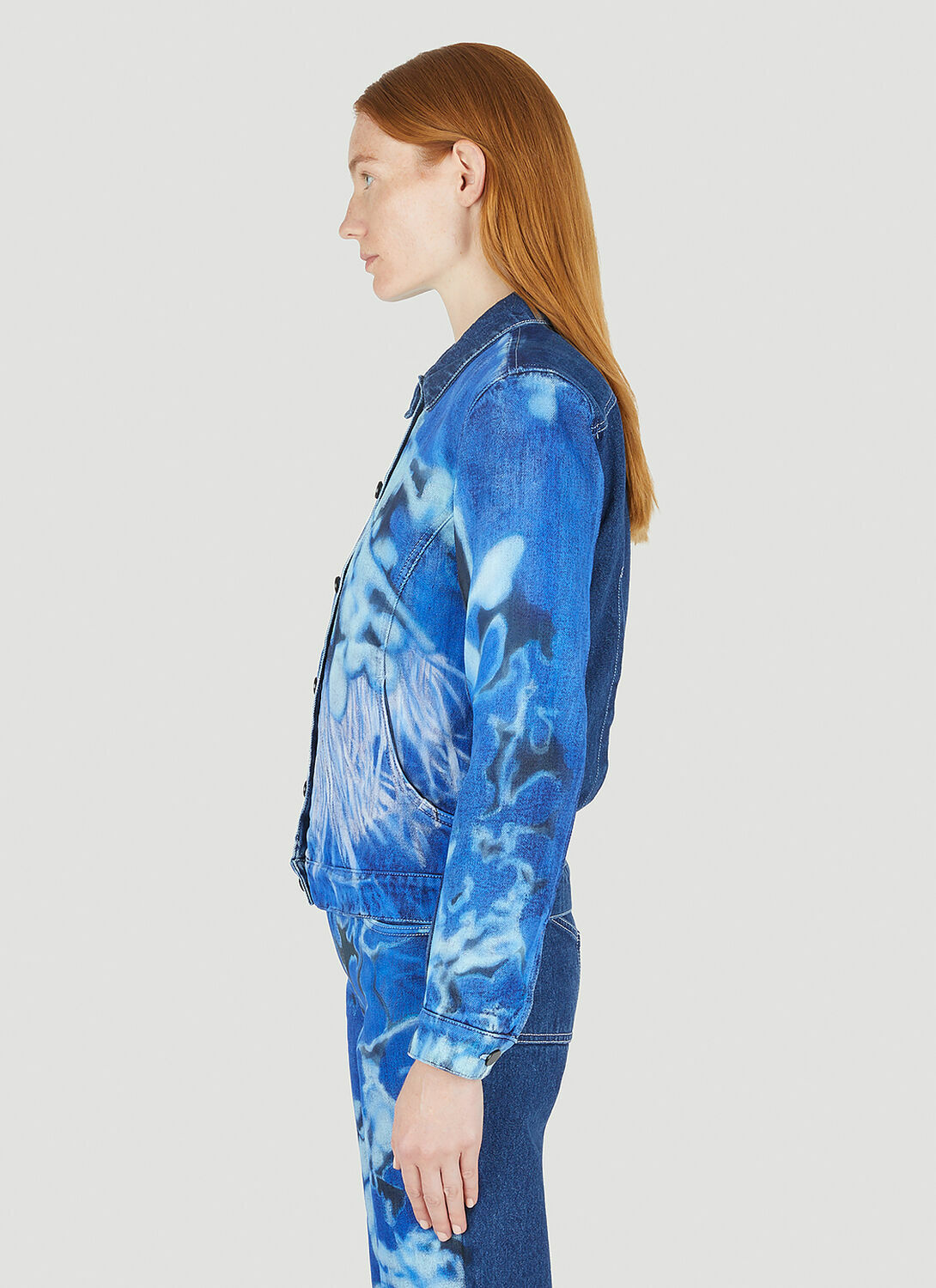 Paula Canovas del Vas Printed Denim Jacket