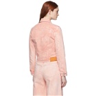 Stella McCartney Pink Denim Galaxy Wash Jacket