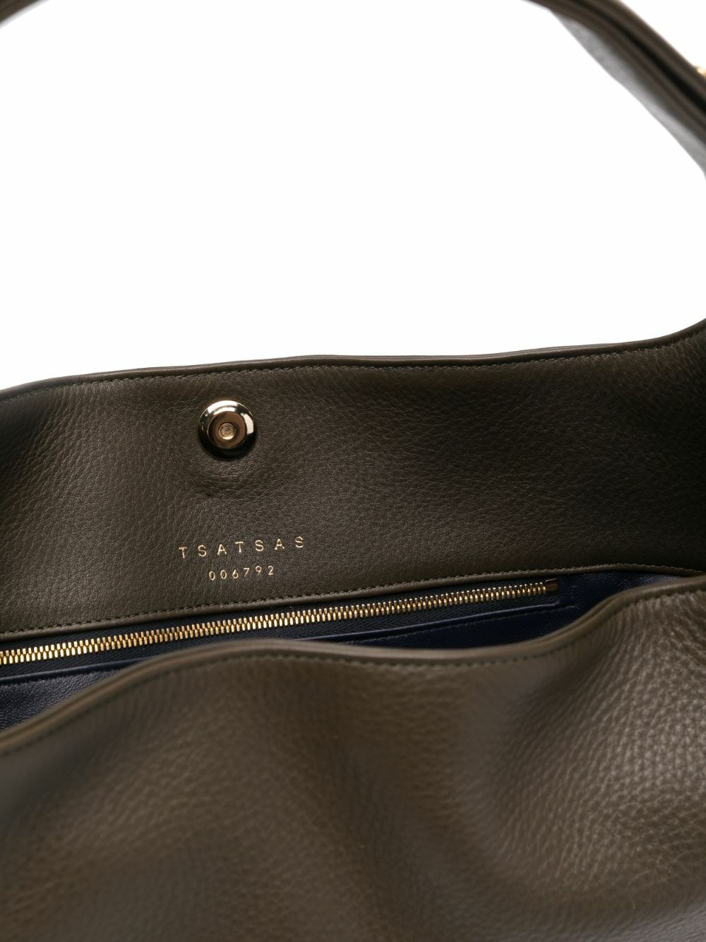 Tsatsas Green Sacar Leather Shoulder Bag