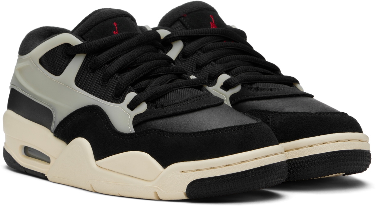 Nike Jordan Big Kids Black Air Jordan 4RM Sneakers Nike Jordan Brand