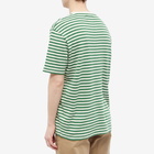 Folk Men's Classic Stripe T-Shirt in Green