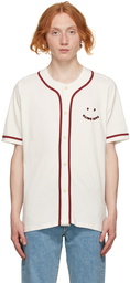 PS by Paul Smith Off-White Baseball Happy Short Sleeve Shirt