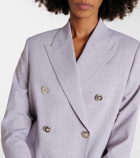 Versace Mélange wool-blend blazer