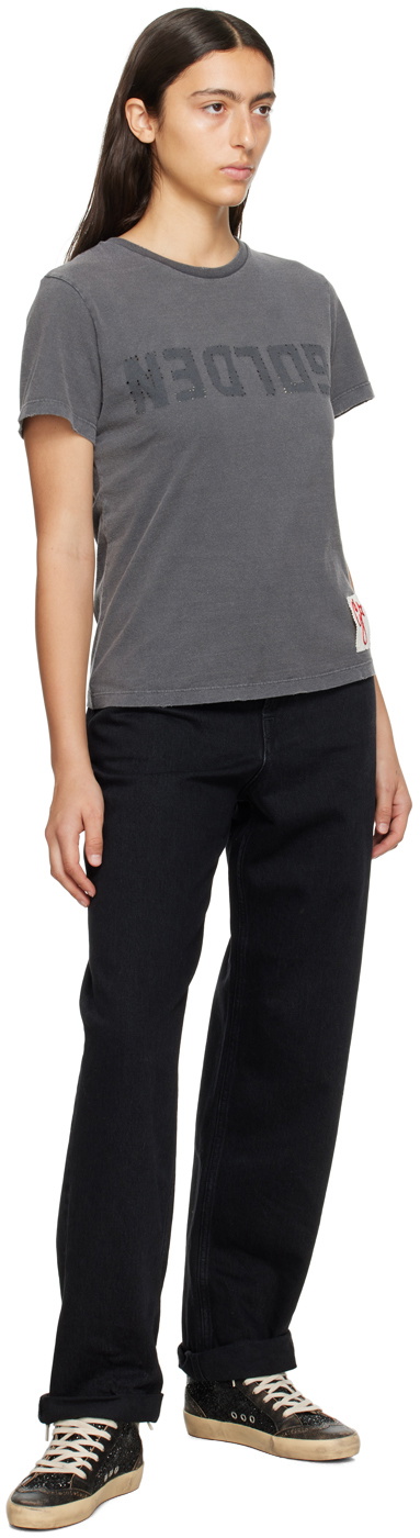 Golden Goose Black Wide-Leg Jeans