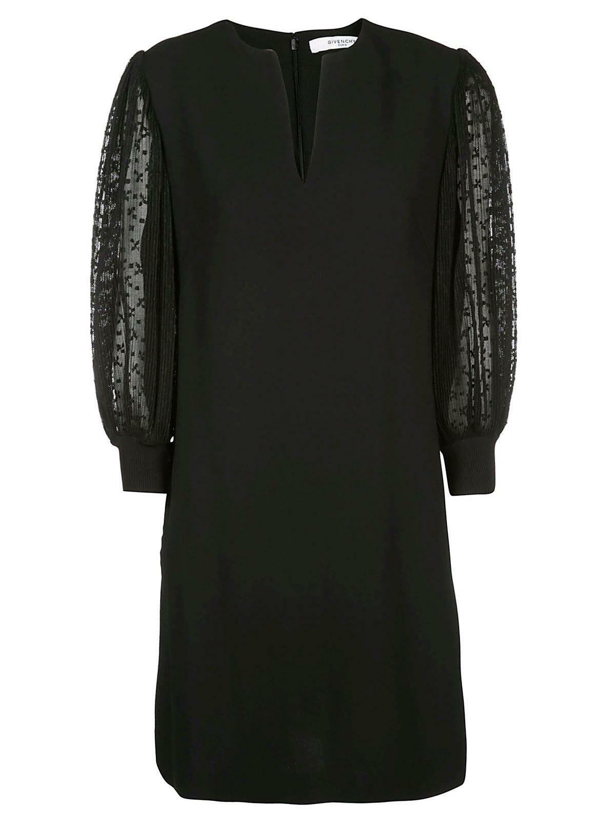 Givenchy Lace Sleeves Shift Dress Givenchy Givenchy Lace Sleeves Shift Dress Givenchy