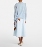 Dorothee Schumacher Floral cotton-blend midi skirt