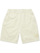 Stone Island - Logo-Appliquéd Cotton-Blend Jersey Cargo Shorts - Neutrals