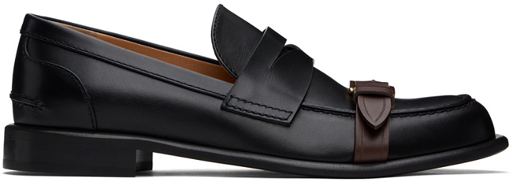 Photo: JW Anderson Black Leather Loafers