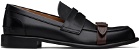 JW Anderson Black Leather Loafers