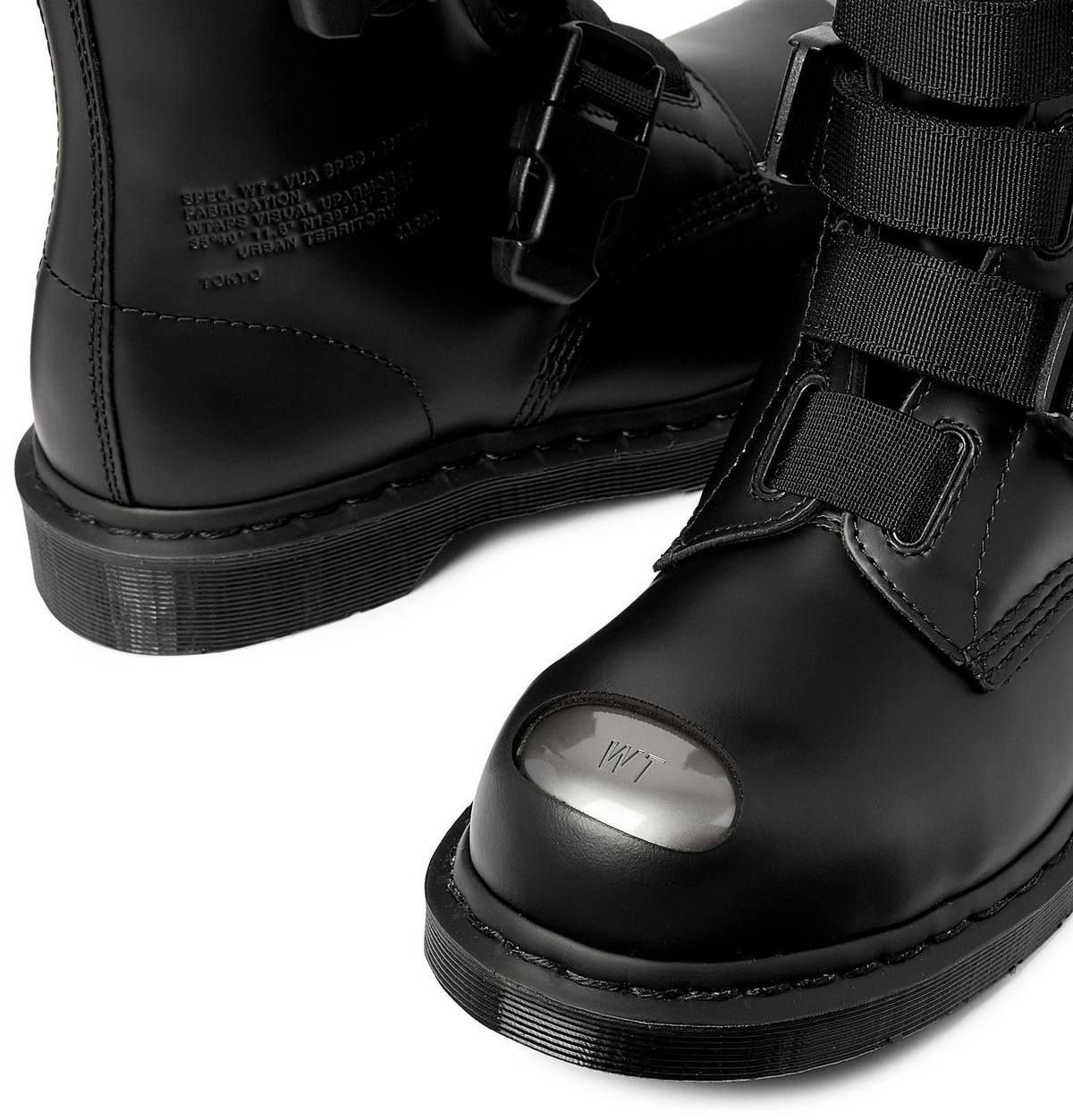 Dr. Martens - WTAPS 1460 Leather Boots - Black Dr. Martens