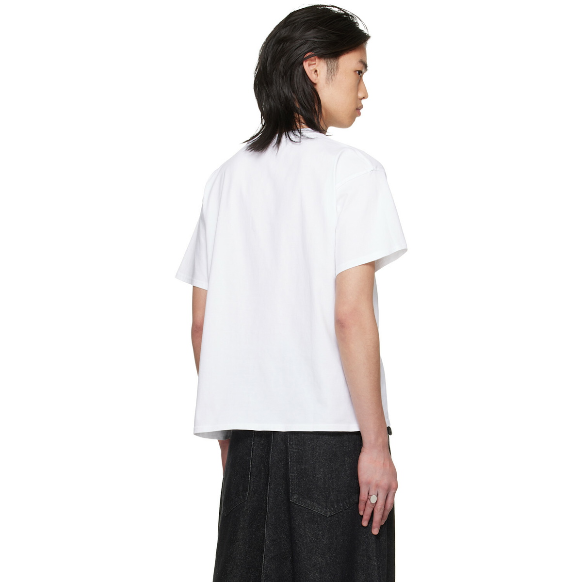 LU'U DAN BRUCE LEE x LỰU ĐẠN White Athletic T-shirt