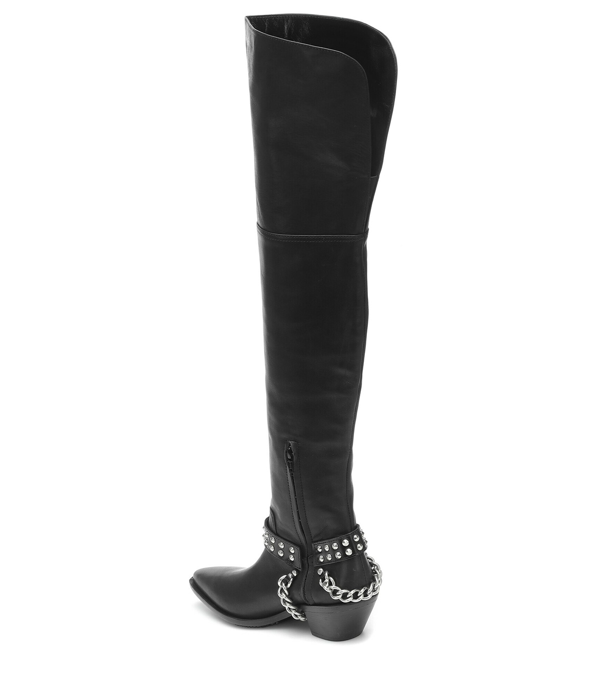 Junya Watanabe - Leather over-the-knee boots