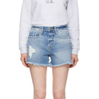 FRAME Blue Le Stevie Denim Shorts