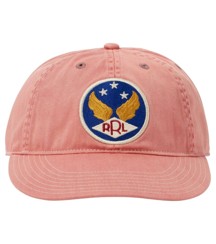Photo: RRL Ball patched cotton baseball cap
