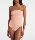 Eres Golden chevron swimsuit