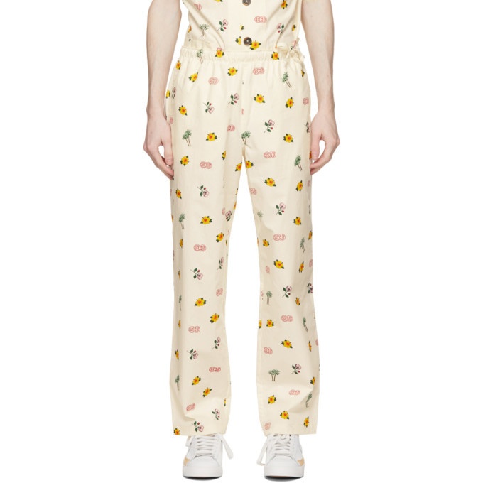 Photo: Clot Off-White All Over Print Pajama Lounge Pants