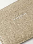 SAINT LAURENT - Pebble-Grain Leather Cardholder