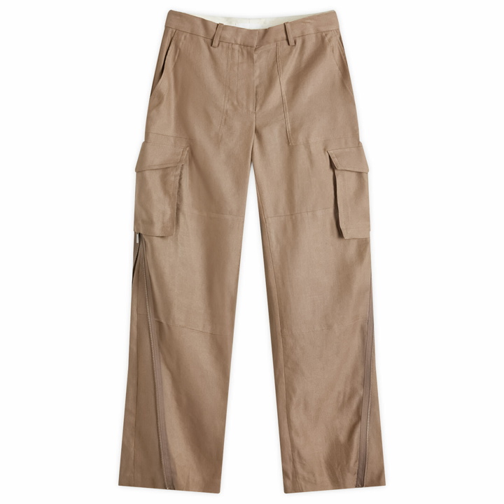 Photo: Helmut Lang Women's Cargo Trousers in Driftwood