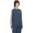 adidas Originals Blue 3-Stripes Sweatshirt