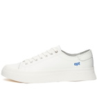 East Pacific Trade Men's Dive Leather Sneakers in White