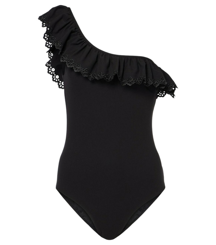 Photo: Ulla Johnson Solara Maillot ruflfed swimsuit