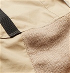 Balenciaga - Oversized Convertible Shell and Virgin Wool Hooded Parka - Men - Sand
