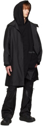 ænrmòus Black Ultra Reduction Cropped Coat