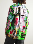 Wacko Maria - Jean-Michel Basquiat Camp-Collar Printed Voile Shirt - Multi